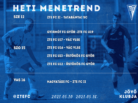 Heti menetrend: 05.10-05.16