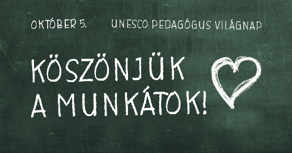 K�p: A PEDAG�GUSOK VIL�GNAPJA