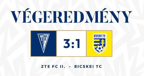 K�p: ZTE II: GY�ZELEM A BICSKEI TC ELLEN

