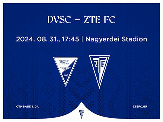 SZOMBATON DVSC – ZTE!