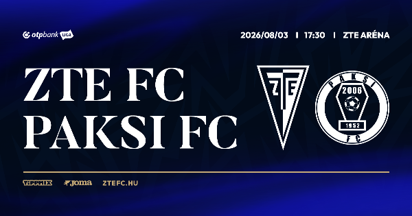 2. FORDULÓ: ZTE FC – PAKSI FC 2. FORDULÓ: ZTE FC – PAKSI FC