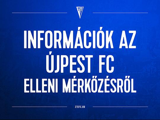 Biztonsgi informcik az jpest FC elleni mrkzsnkrl 