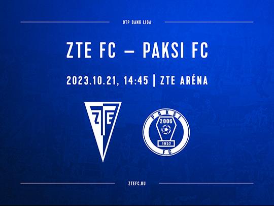 A Paksi FC csapatt fogadjuk szombaton! 