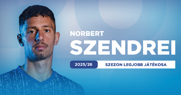 SZENDREI NORBERT AZ ÉV JÁTÉKOSA SZENDREI NORBERT AZ ÉV JÁTÉKOSA