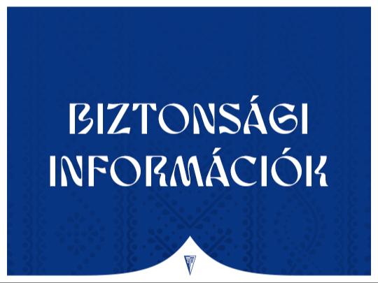 Biztonsági információk a ZTE FC – Újpest FC mérkőzésről