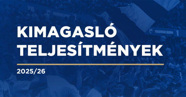 KIMAGASLÓ TELJESÍTMÉNYEK KIMAGASLÓ TELJESÍTMÉNYEK