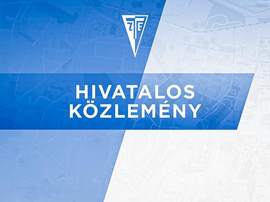 Tjkoztats az elhalasztott FTC elleni mrkzs jegyeivel kapcsolatban