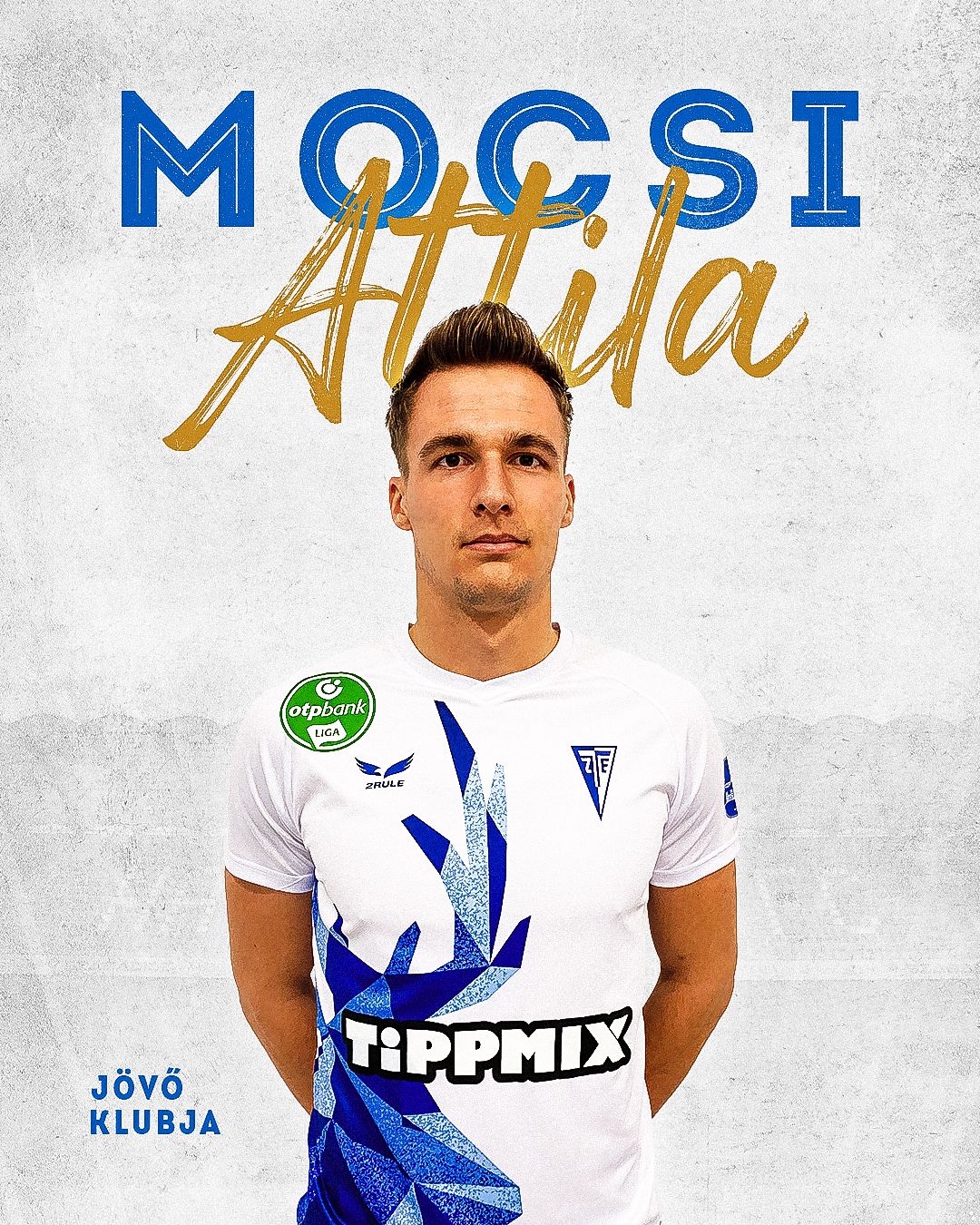 Mocsi Attila kék-fehérbe öltözik - ZTE Football Club